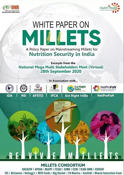 White paper on main streaming millets